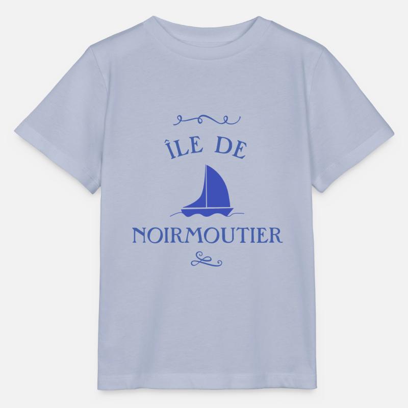 ile de noirmoutier bateau - T-shirt bio MINI CREATOR Stanley/Stella Enfant - lavande-violet
