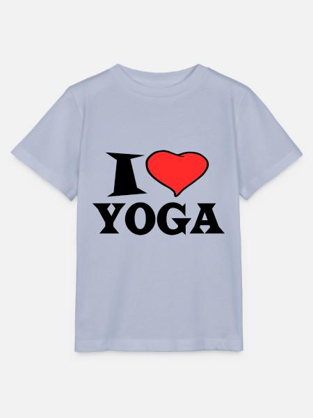 I love Yoga - I Love Yoga - Stanley/Stella Kinder T-Shirt MINI CREATOR - Lavendel-Violett