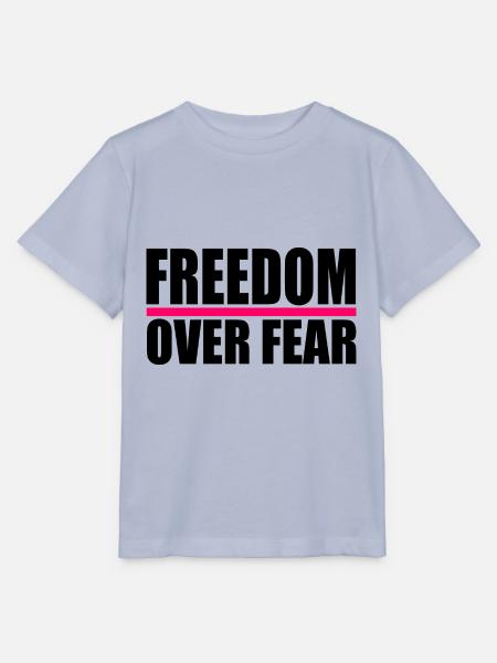 FREEDOM OVER FEAR - Stanley/Stella Kinder T-Shirt MINI CREATOR  - Lavendel-Violett
