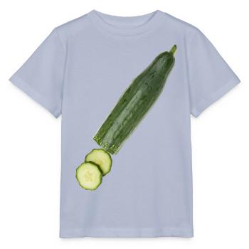 Gurke - Stanley/Stella Kinder T-Shirt MINI CREATOR  - Lavendel-Violett - Vorne - Braiden (125cm)