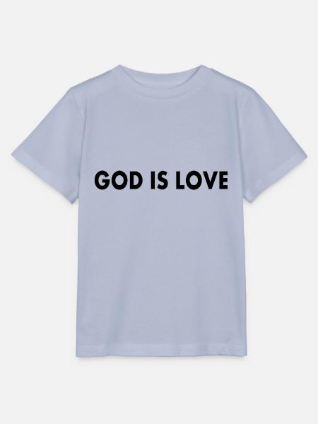 God is love - Stanley/Stella Kinder T-Shirt MINI CREATOR  - Lavendel-Violett