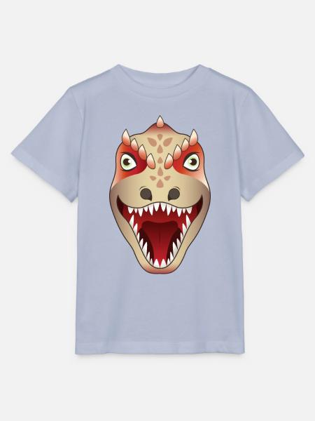 Dinosaurier Allosaurus - Stanley/Stella Kinder T-Shirt MINI CREATOR  - Lavendel-Violett