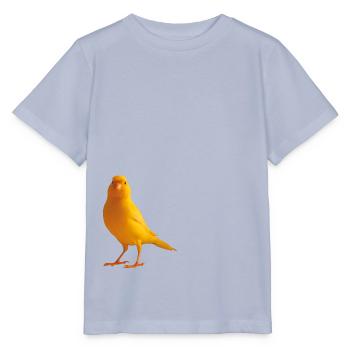 Kanarienvogel yellow bird - Stanley/Stella Kinder T-Shirt MINI CREATOR  - Lavendel-Violett - Vorne - Braiden (125cm)