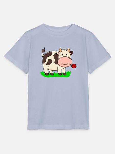 Kuh Bauernhof - Stanley/Stella Kinder T-Shirt MINI CREATOR - Lavendel-Violett