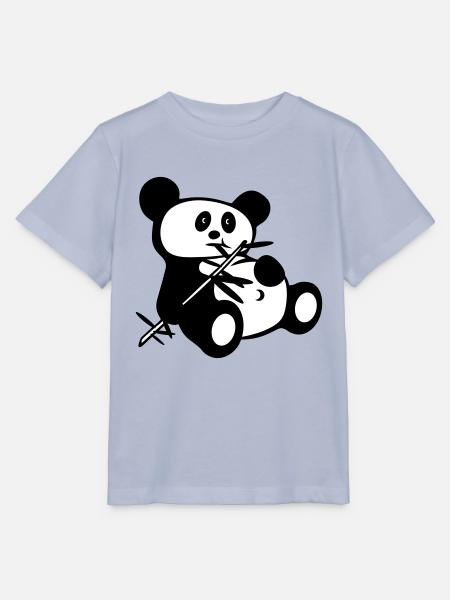 lazy panda - Stanley/Stella Kinder T-Shirt MINI CREATOR  - Lavendel-Violett