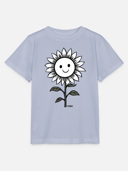 Fröhlicher Sonnenblume - Stanley/Stella Kinder T-Shirt MINI CREATOR - Lavendel-Violett