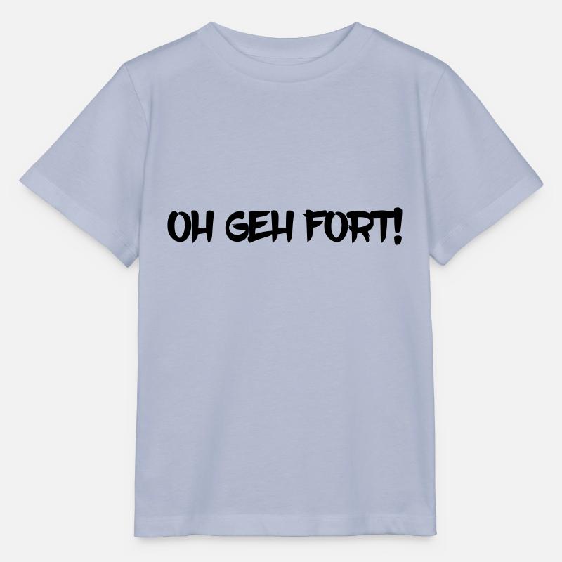 Oh geh fort! Pfälzer Spruch Dialekt Geschenkidee - Stanley/Stella Kinder T-Shirt MINI CREATOR  - Lavendel-Violett