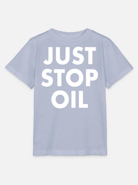 Just stop oil - Stanley/Stella Kinder T-Shirt MINI CREATOR - Lavendel-Violett