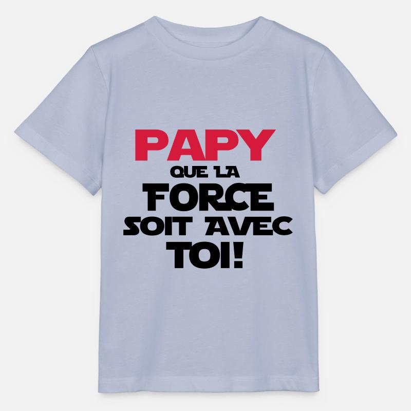 papy (que la force soit avec toi) - T-shirt bio MINI CREATOR Stanley/Stella Enfant - lavande-violet