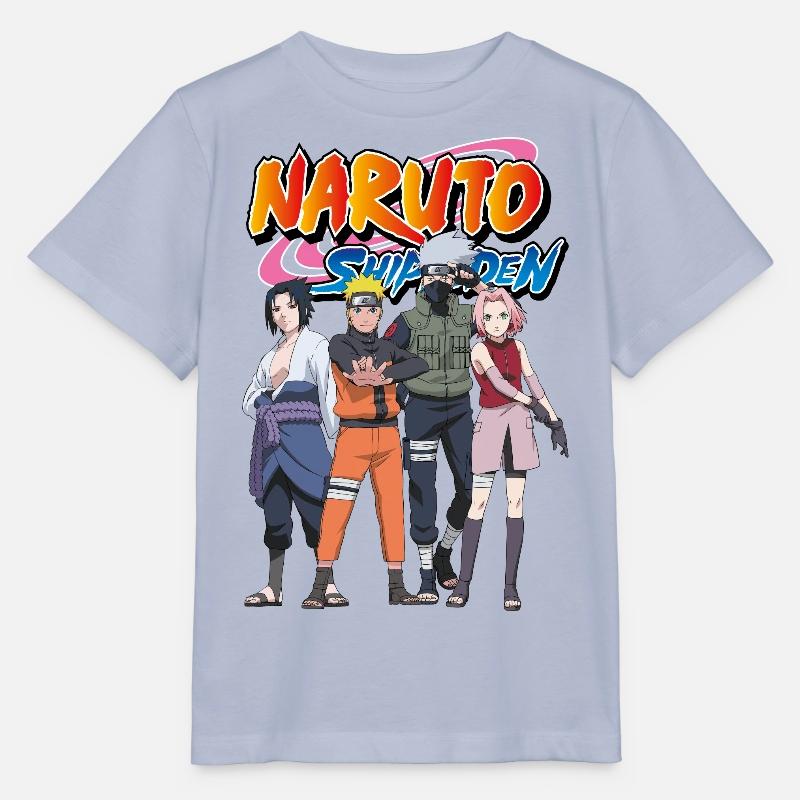 Naruto Shippuden Sasuke, Naruto, Kakashi & Sakura - T-shirt bio MINI CREATOR Stanley/Stella Enfant - lavande-violet