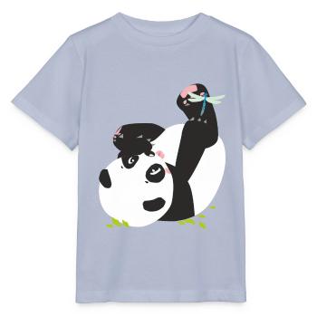 der Panda und mamz'elle libelle - Stanley/Stella Kinder T-Shirt MINI CREATOR  - Lavendel-Violett - Vorne - Braiden (125cm)