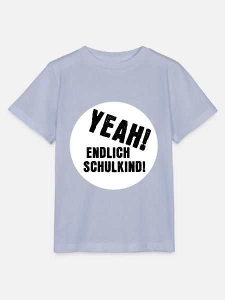 Yeah! Endlich Schulkind! - Stanley/Stella Kinder T-Shirt MINI CREATOR - Lavendel-Violett