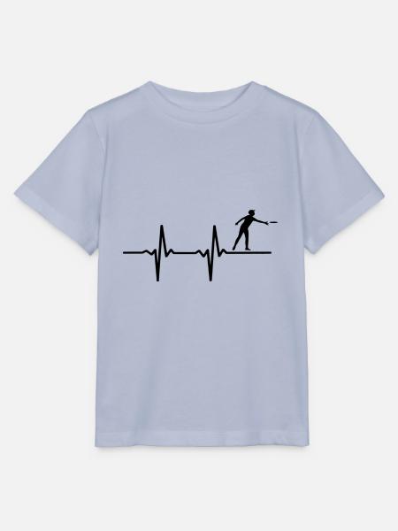 Frisbee Herzfrequenz - Stanley/Stella Kinder T-Shirt MINI CREATOR  - Lavendel-Violett