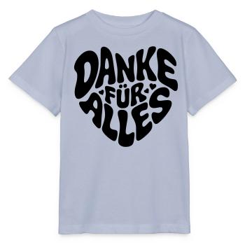 Danke für alles - Stanley/Stella Kinder T-Shirt MINI CREATOR  - Lavendel-Violett - Vorne - Braiden (125cm)