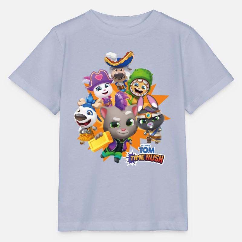 Talking Tom Time Rush Jeu Tom Et Ses Amis - T-shirt bio MINI CREATOR Stanley/Stella Enfant - lavande-violet