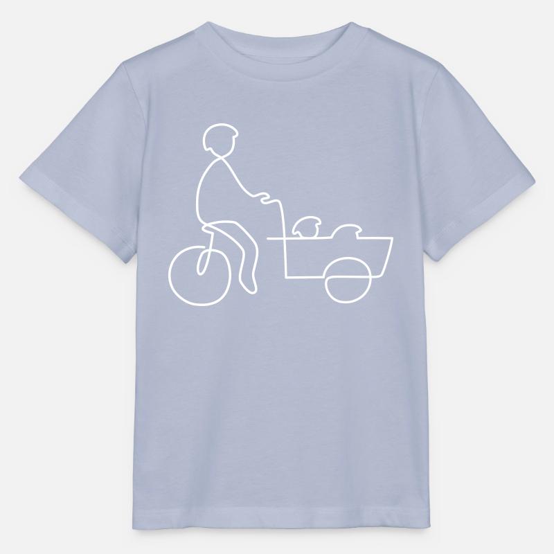 Vélo cargo // Vélo cargo - T-shirt bio MINI CREATOR Stanley/Stella Enfant - lavande-violet