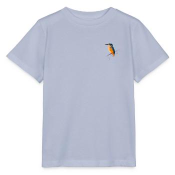 Eisvogel auf einer Angelrute - Stanley/Stella Kinder T-Shirt MINI CREATOR  - Lavendel-Violett - Vorne - Braiden (125cm)