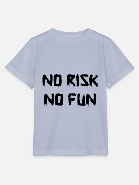 No Risk No Fun Schrift schwarz - Stanley/Stella Kinder T-Shirt MINI CREATOR  - Lavendel-Violett
