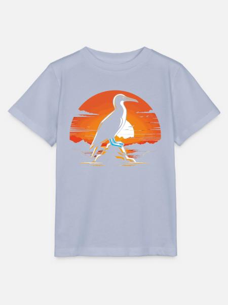 Seevogel Blaufußtölpel - Stanley/Stella Kinder T-Shirt MINI CREATOR - Lavendel-Violett