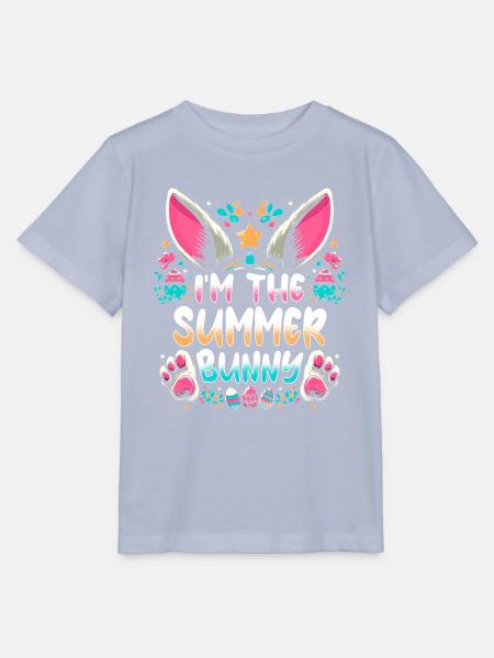 I'm The Summer Bunny - Stanley/Stella Kinder T-Shirt MINI CREATOR  - Lavendel-Violett