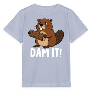 Dam It - Stanley/Stella Kinder T-Shirt MINI CREATOR  - Lavendel-Violett - Vorne - Braiden (125cm)