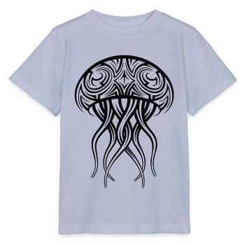 Qualle Tribal Tattoo - Stanley/Stella Kinder T-Shirt MINI CREATOR  - Lavendel-Violett - Vorne - Braiden (125cm)