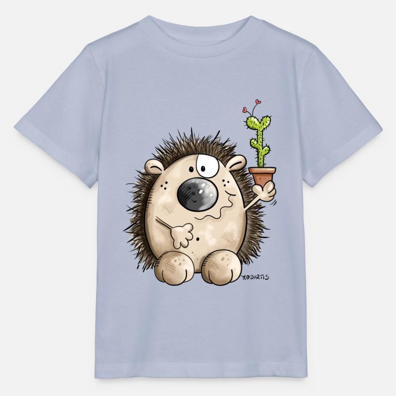 Hérisson avec une cactus - T-shirt bio MINI CREATOR Stanley/Stella Enfant - lavande-violet