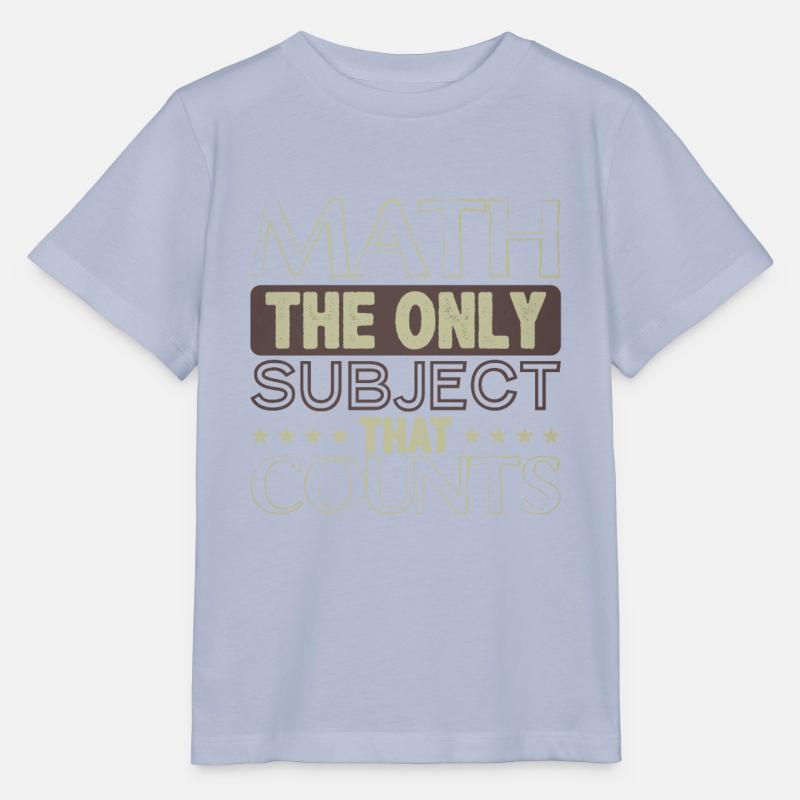 Math Le seul sujet qui compte Math Math Geek - T-shirt bio MINI CREATOR Stanley/Stella Enfant - lavande-violet