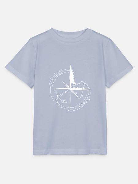 Kompass - Outdoor, merchanice - Stanley/Stella Kinder T-Shirt MINI CREATOR - Lavendel-Violett