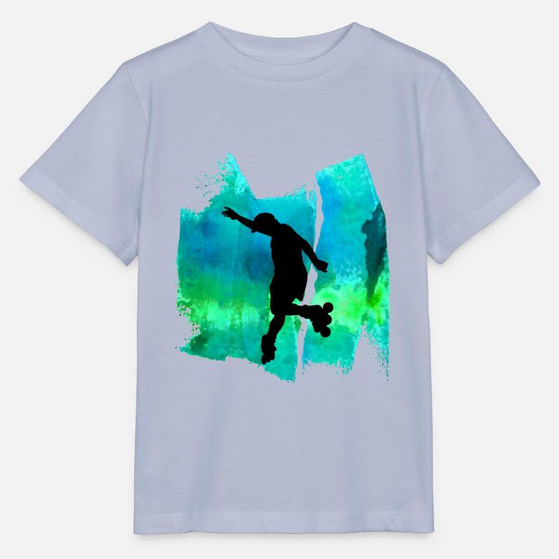 Rollerskates Inline Skates Rollerblades T Shirt - Stanley/Stella MINI CREATOR Kids’ T-Shirt - lavender-violet