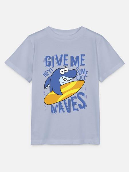 HEY GIVE ME SOME COOL WAVES - Stanley/Stella Kinder T-Shirt MINI CREATOR  - Lavendel-Violett