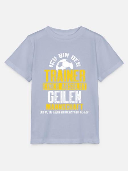 Trainer Geschenk Geile Mannschaft Trikot Fußball - Stanley/Stella Kinder T-Shirt MINI CREATOR  - Lavendel-Violett
