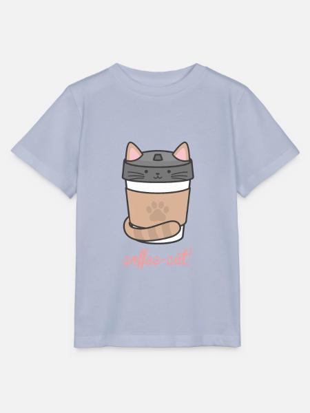 Kaffee-Schnitt! - Stanley/Stella Kinder T-Shirt MINI CREATOR  - Lavendel-Violett