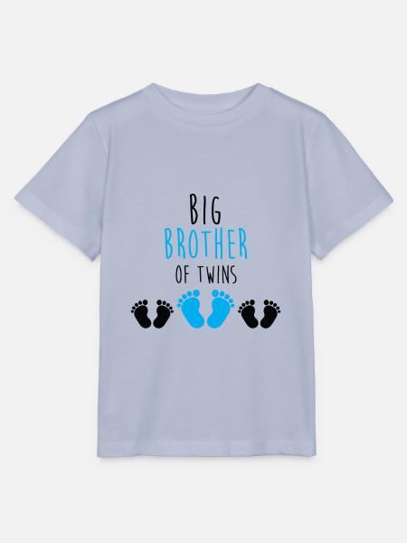 Grosser Bruder Zwillinge Babyfüße Cooler Junge - Stanley/Stella Kinder T-Shirt MINI CREATOR  - Lavendel-Violett