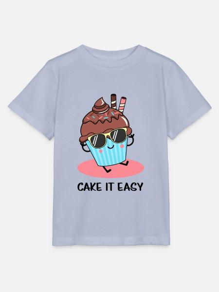 Cake it easy - take it easy - lustiges Design - Stanley/Stella Kinder T-Shirt MINI CREATOR - Lavendel-Violett