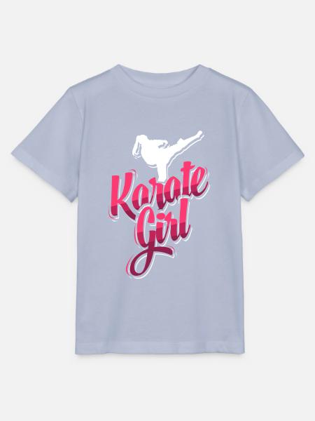Karate Girl - Stanley/Stella Kinder T-Shirt MINI CREATOR - Lavendel-Violett