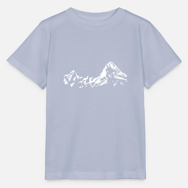 Watzman Berg massif graphique blanc - T-shirt bio MINI CREATOR Stanley/Stella Enfant - lavande-violet