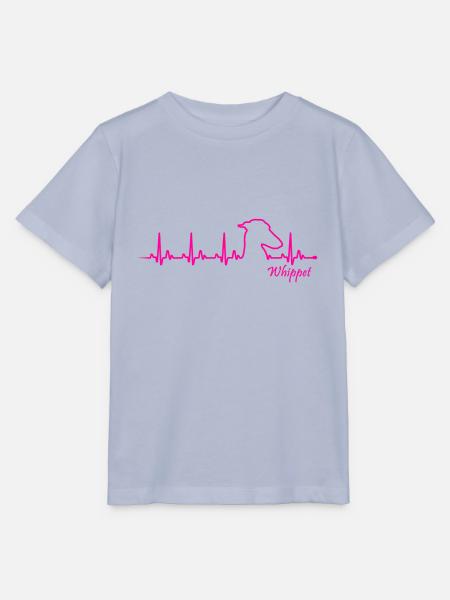 Whippet HertBeat - Stanley/Stella Kinder T-Shirt MINI CREATOR  - Lavendel-Violett