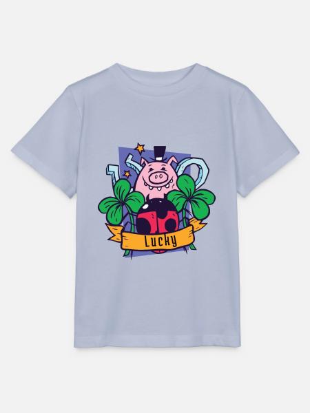 Alles Glück - Stanley/Stella Kinder T-Shirt MINI CREATOR  - Lavendel-Violett