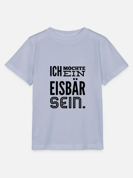 Ich möchte ein Eisbär sein, Songtext Grauzone 80er - Stanley/Stella Kinder T-Shirt MINI CREATOR  - Lavendel-Violett