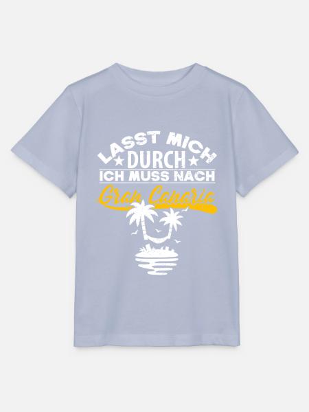 Gran Canaria Urlaub Urlaubsreise Reise Geschenk - Stanley/Stella Kinder T-Shirt MINI CREATOR - Lavendel-Violett
