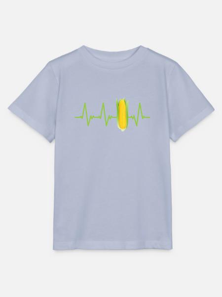 Maiskolben Herzschlag EKG Herzfrequenz - Stanley/Stella Kinder T-Shirt MINI CREATOR - Lavendel-Violett