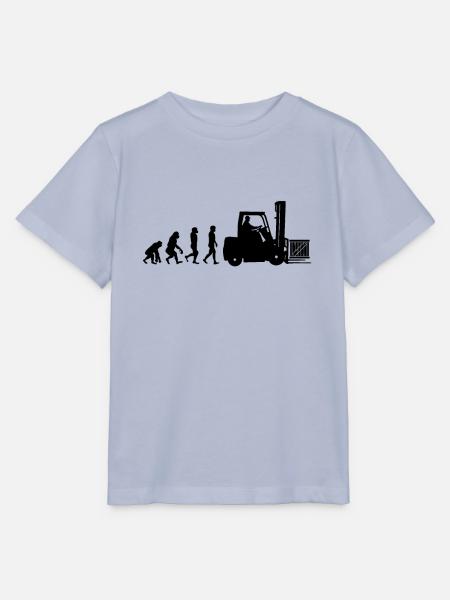 Evolution eines Staplerfahrer - Stanley/Stella Kinder T-Shirt MINI CREATOR - Lavendel-Violett