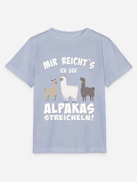 Mir reichts ich geh Alpakas streicheln Alpaka Lama - Stanley/Stella Kinder T-Shirt MINI CREATOR - Lavendel-Violett