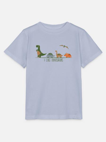 Ich Mag Dinos Dinosaurier Trex Dino Süß - Stanley/Stella Kinder T-Shirt MINI CREATOR - Lavendel-Violett