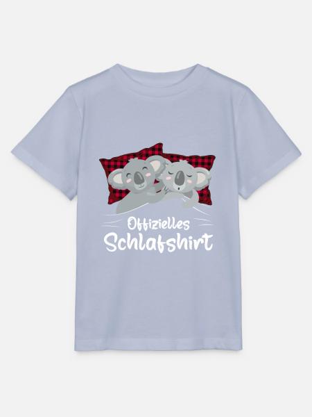 Offizielles Schlafshirt Koala Buffalo Plaid - Stanley/Stella Kinder T-Shirt MINI CREATOR  - Lavendel-Violett