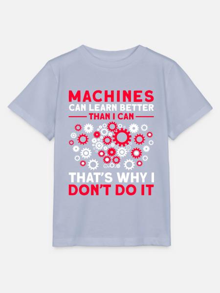 Machines Can Learn Better - Stanley/Stella Kinder T-Shirt MINI CREATOR - Lavendel-Violett
