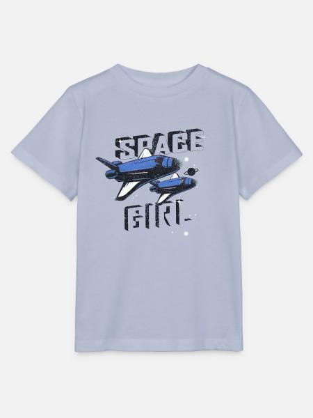 SPACE GIRL - Stanley/Stella Kinder T-Shirt MINI CREATOR  - Lavendel-Violett
