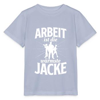 Arbeit ist die wärmste Jacke - für Arbeiter - Stanley/Stella Kinder T-Shirt MINI CREATOR  - Lavendel-Violett - Vorne - Braiden (125cm)