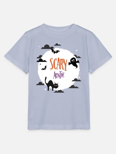Gruselige Tante - Stanley/Stella Kinder T-Shirt MINI CREATOR  - Lavendel-Violett